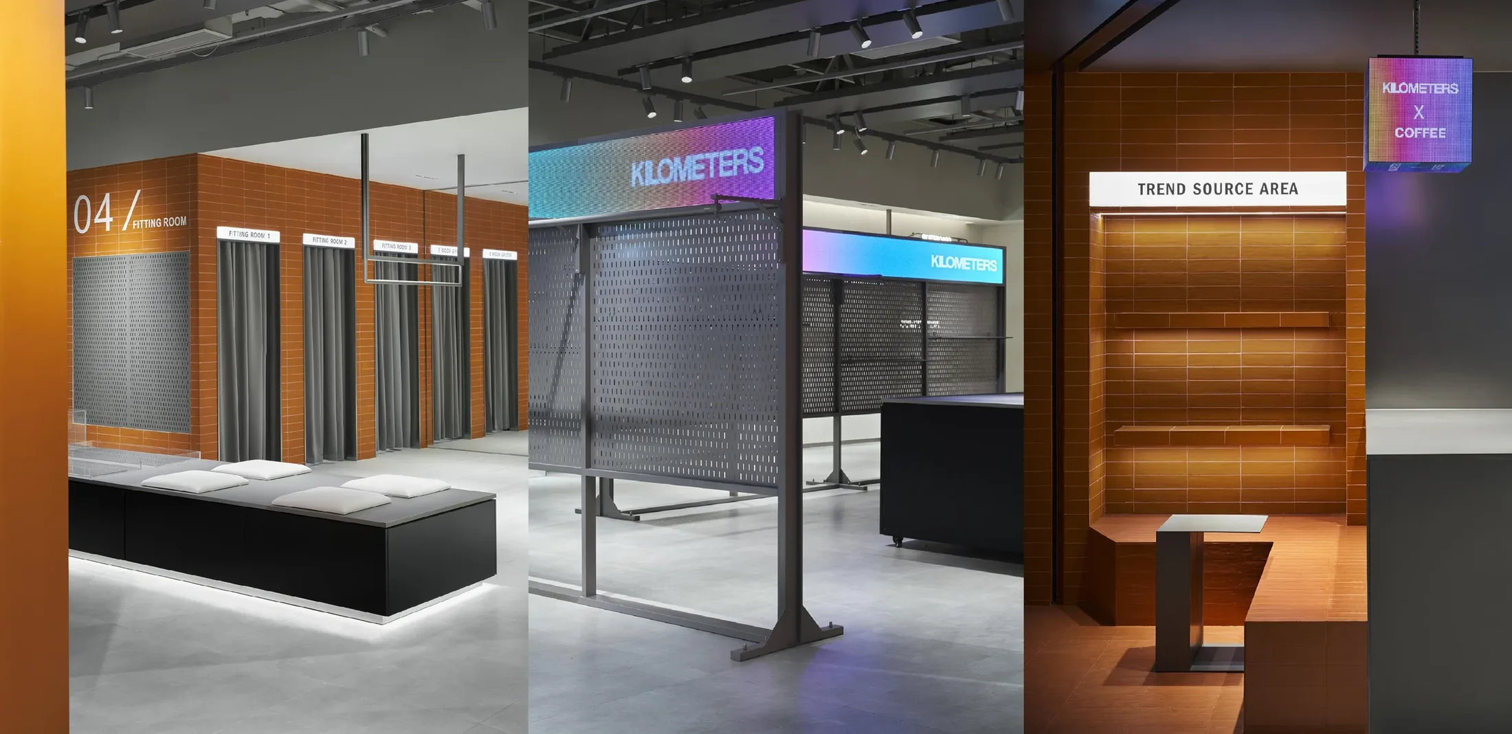 KILOMETERS Flagship — interior view 3